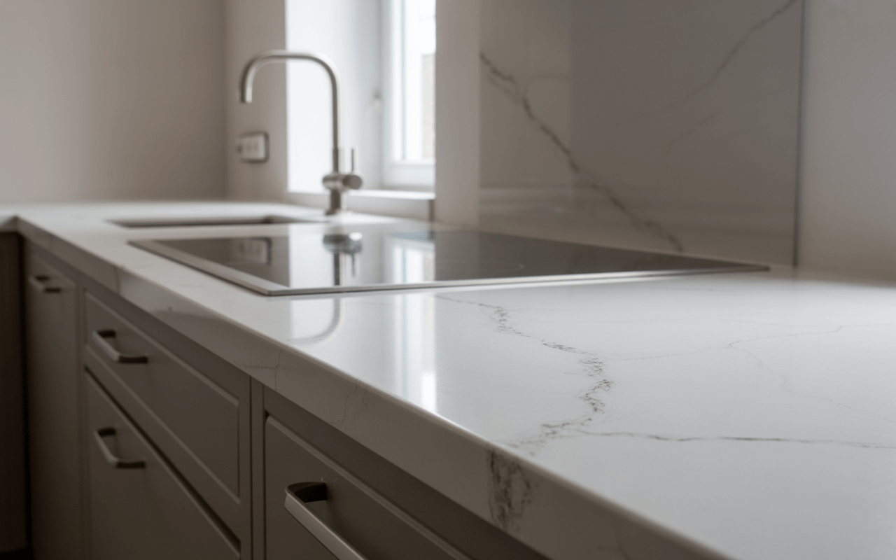 quartz kitchen worktop installation Welling