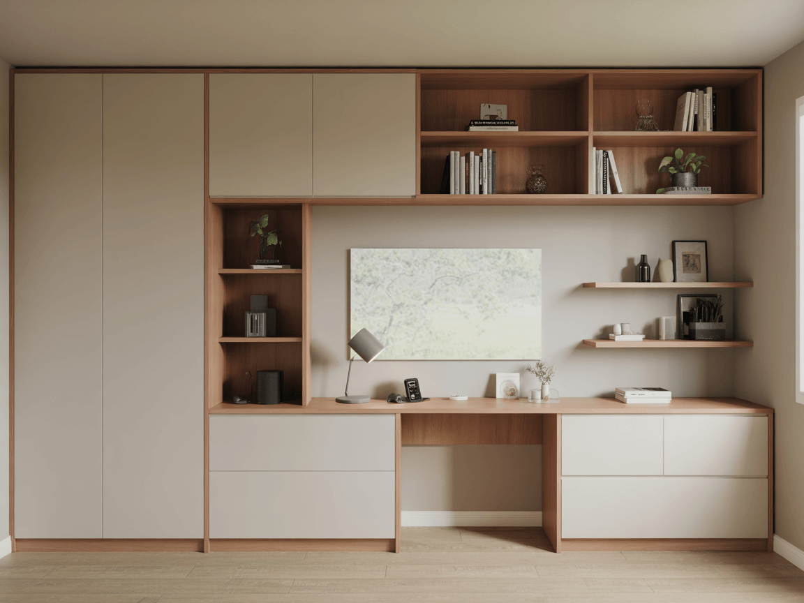 Bespoke Home Office Installation Eltham Built In Desk