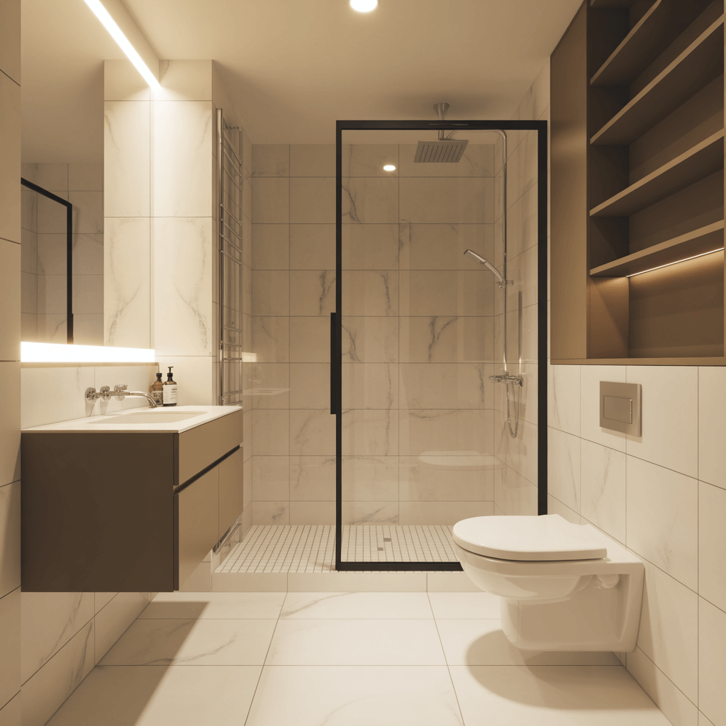 En Suite Bathroom Installation Eltham Modern Compact Design