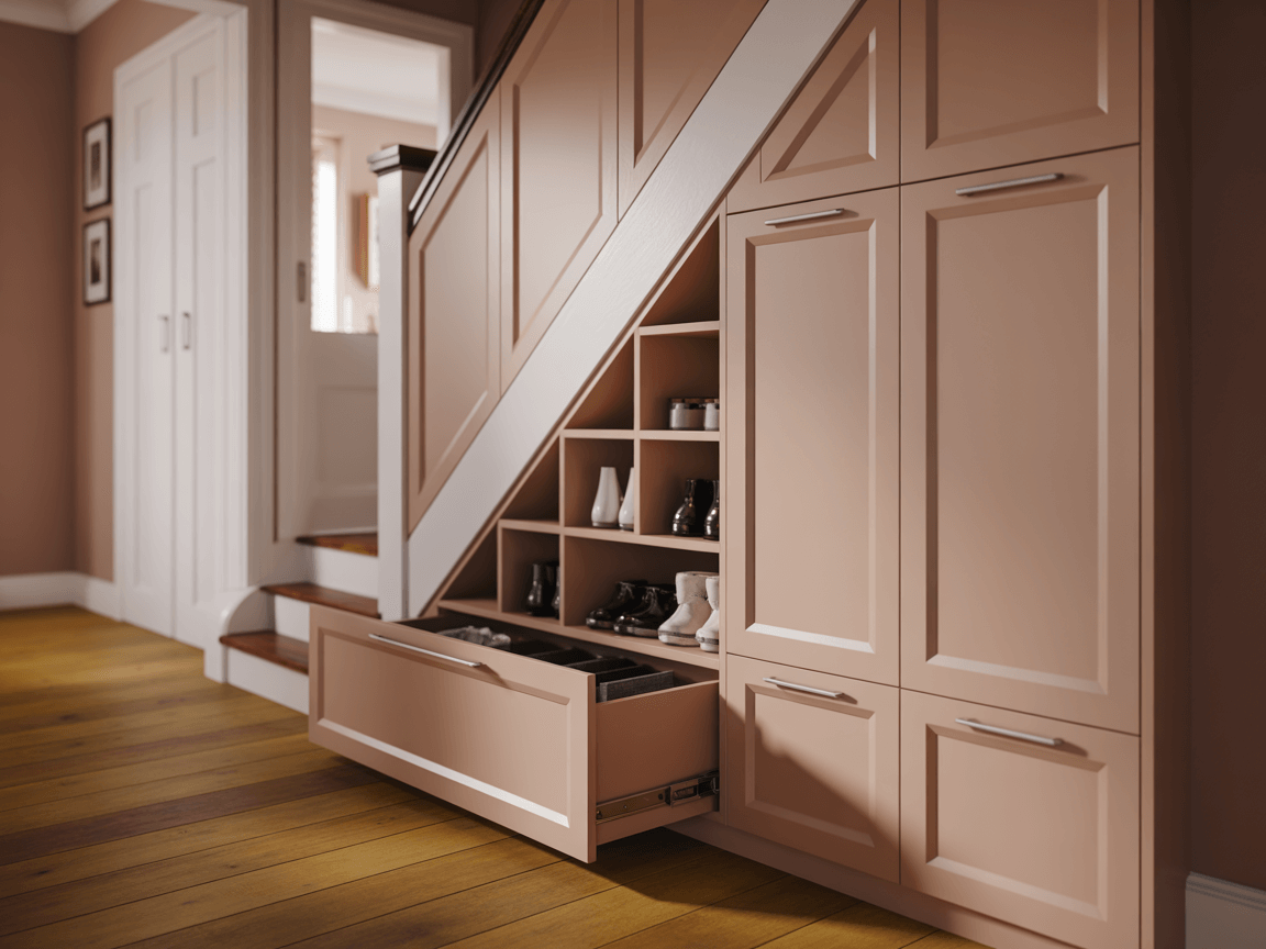 Under Stairs Storage Eltham Custom Pull Out Units